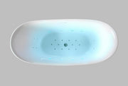 Free-standing Tulipano bathtub with the AIR+ system