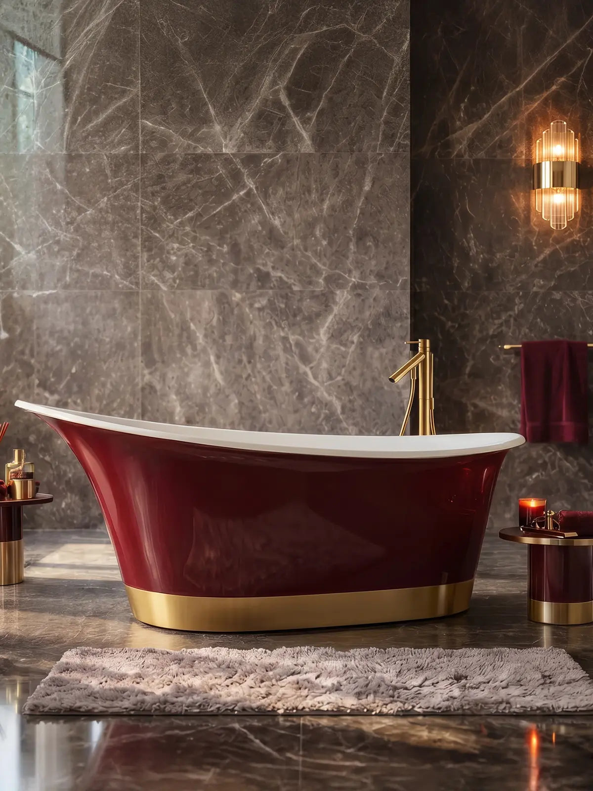 Wanna Ravon Euphoria czerwona złota w łazience premium