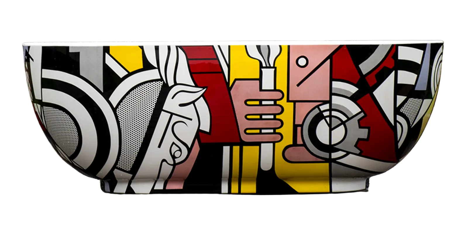 Wanna wolnostojąca Ravon Art Modern Roy ręcznie malowana grafika artystyczna design premium