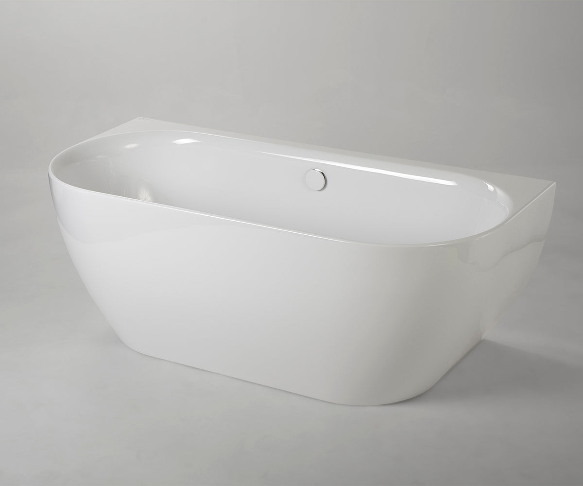 Freestanding bathtub - wall-mounted Neo Wall