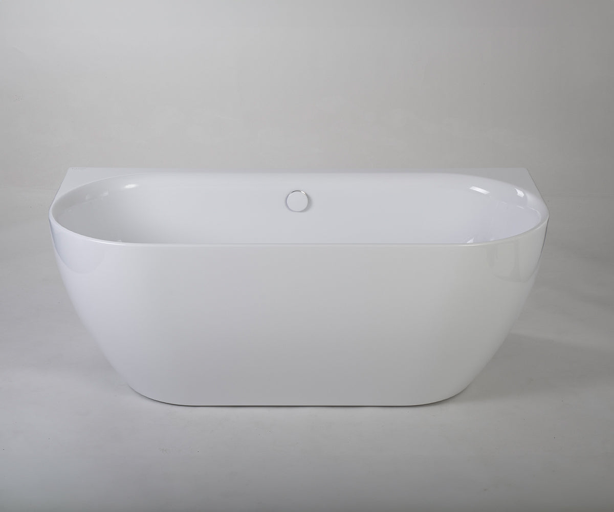 Freestanding bathtub - wall-mounted Neo Wall