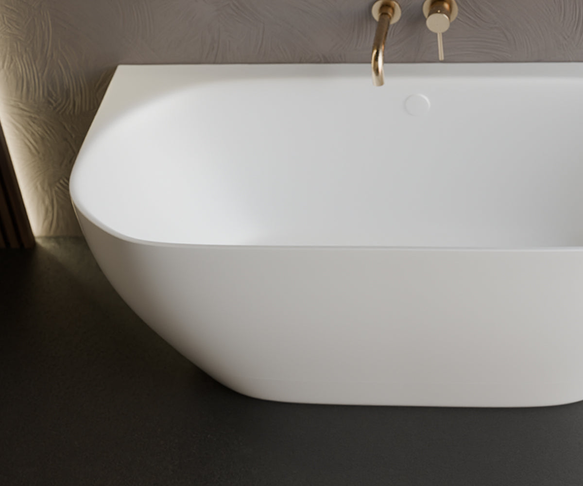 Freestanding bathtub - wall-mounted Neo Wall