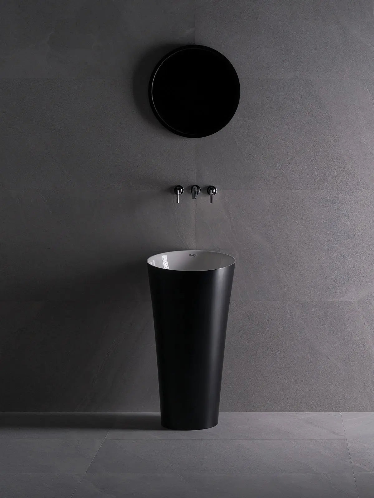 Ravon Saxo umywalka wolnostojąca minimalistyczny design