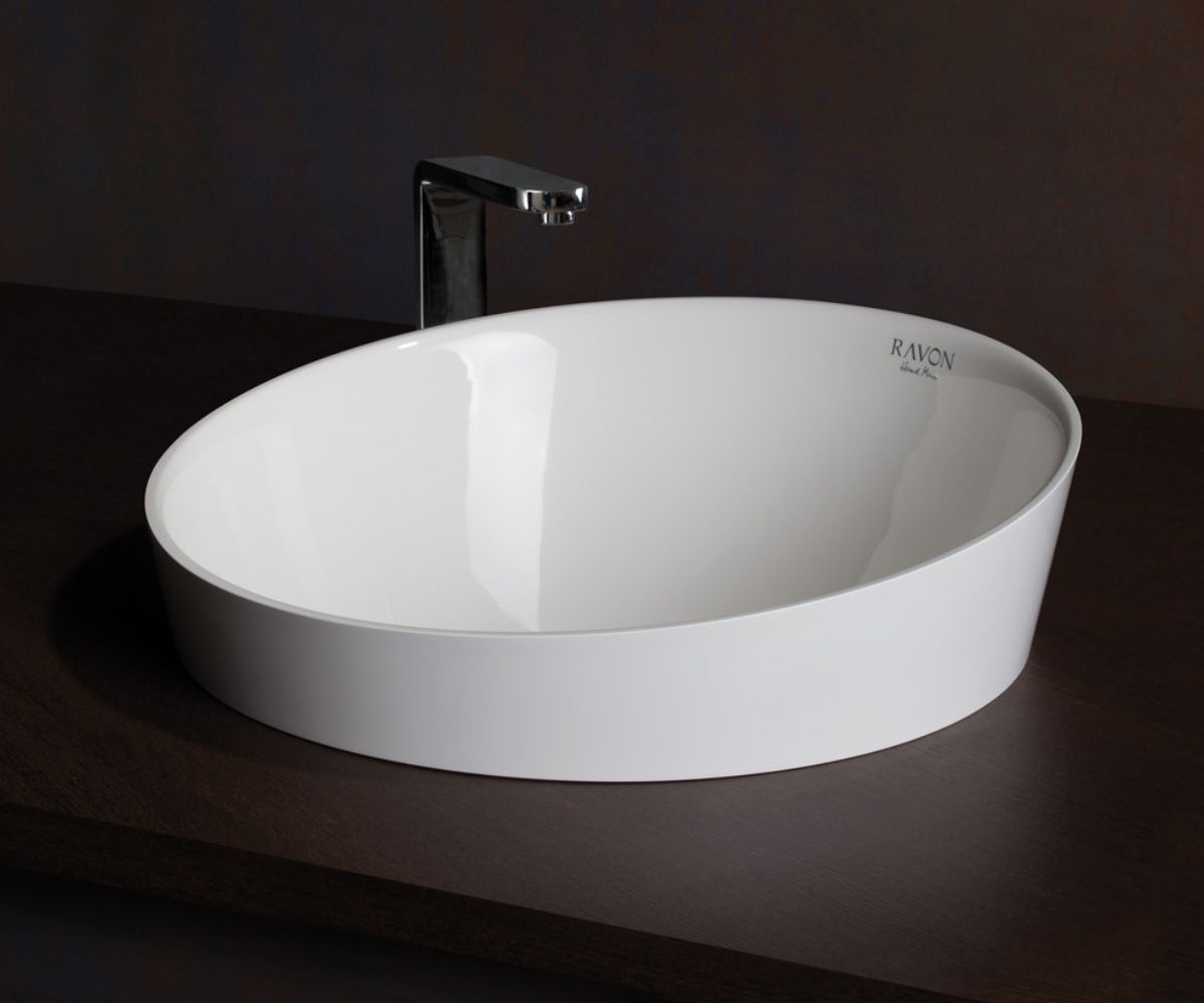 Saxo Inset recessed washbasin 