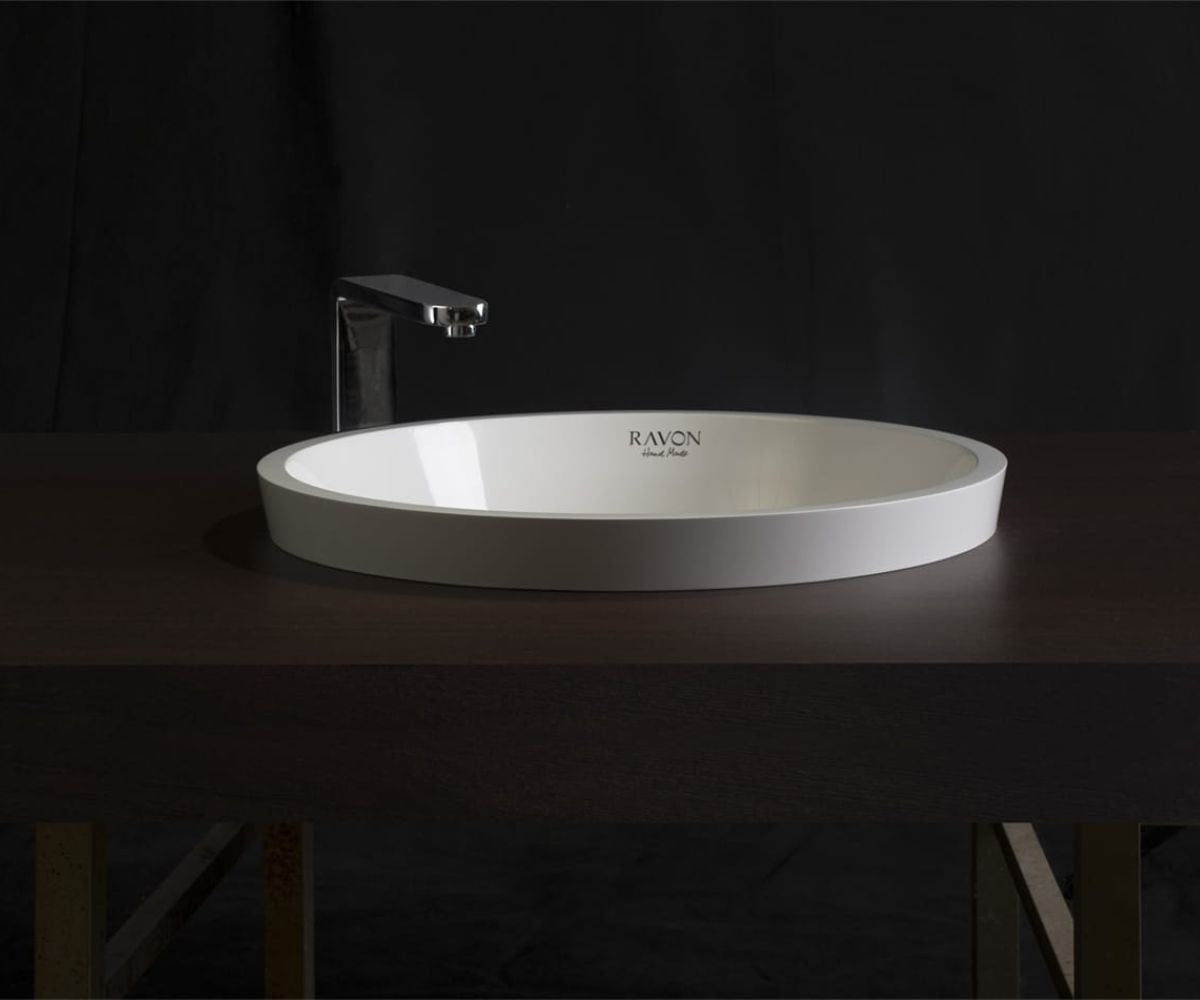 Lovely Inset countertop washbasin