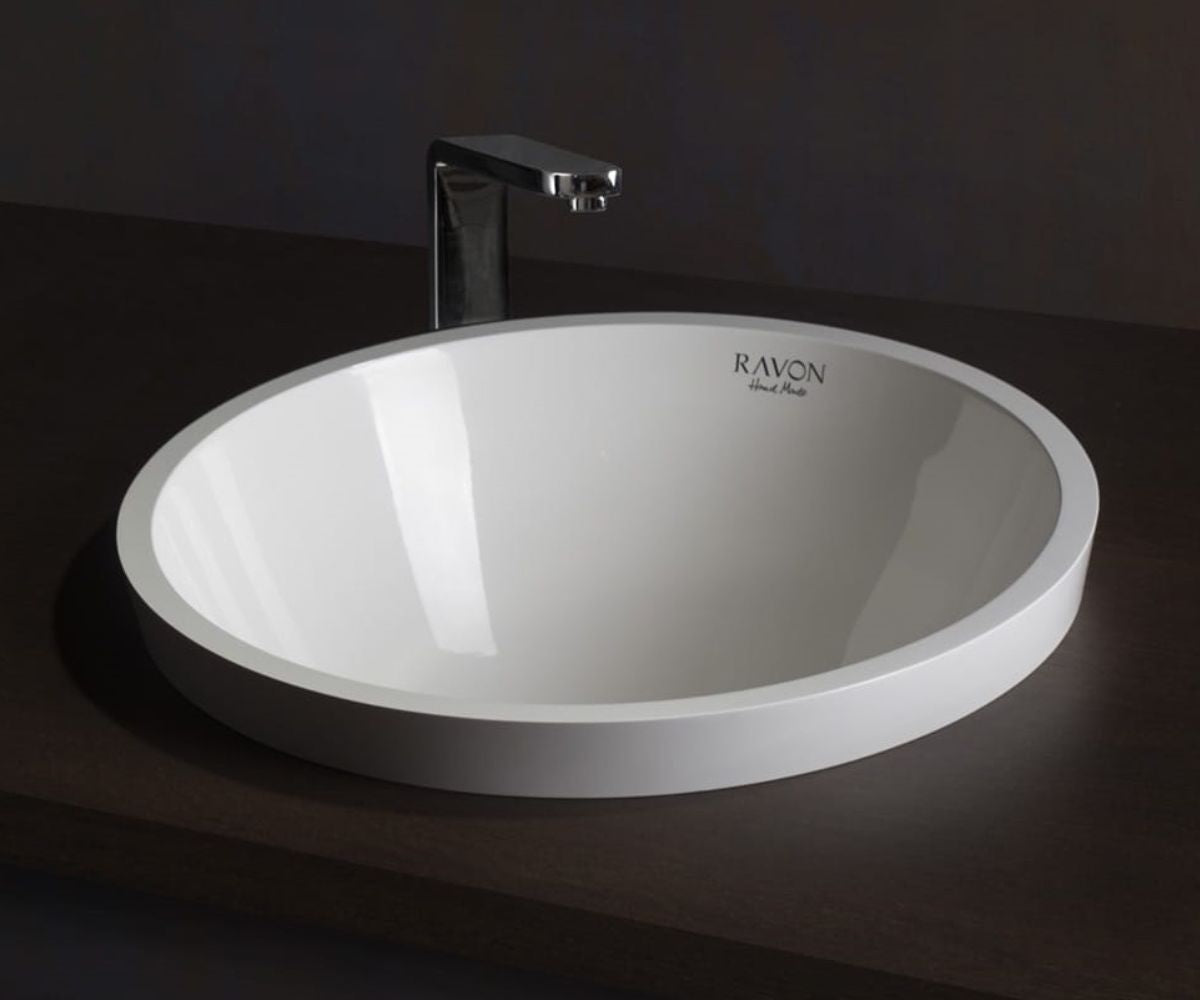 Lovely Inset countertop washbasin